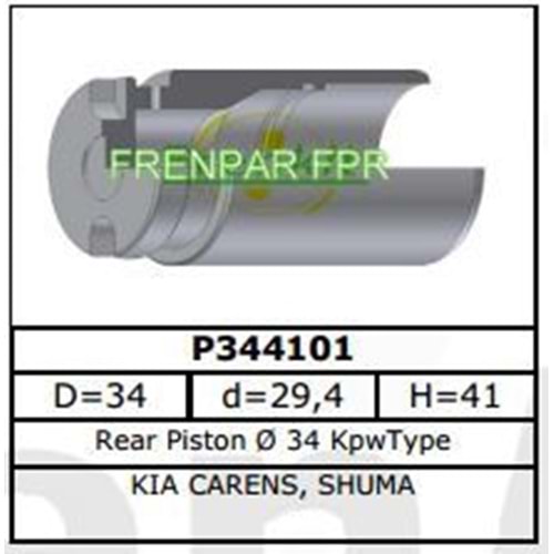 Fren Kaliper Pistonu Arka Kia, Jeep, Alfa Romeo, Bmw, Saab