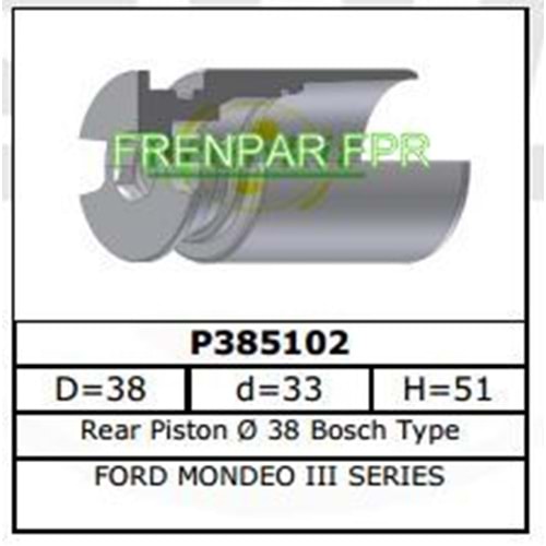Fren Kaliper Pistonu Arka Ford Mondeo
