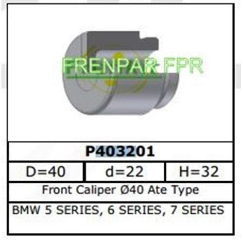 Fren Kaliper Pistonu Ön Bmw E28, E34, E23