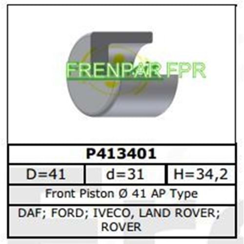 Fren Kaliper Pistonu Ön Ford, Iveco, Land Rover, Rover