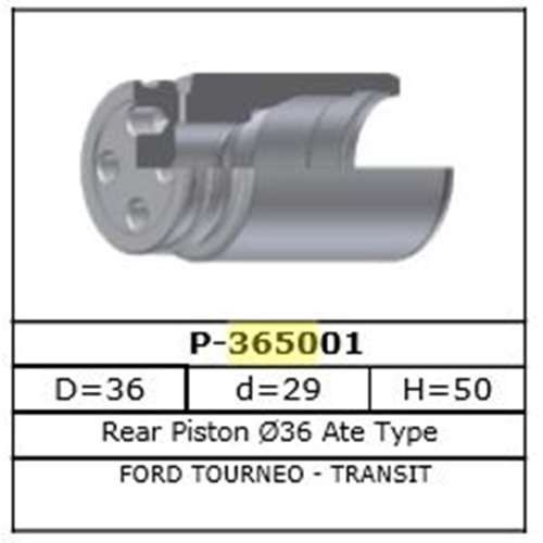 Fren Kaliper Pistonu Ford Tourneo, Transit Arka