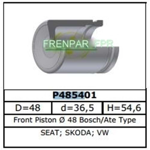 Fren Kaliper Pistonu Ön Vw, Skoda, Seat