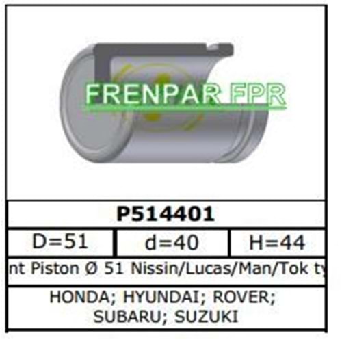 Fren Kaliper Pistonu Arka Honda, Hyundai, Subaru, Rover, Suzuki