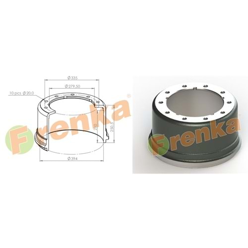 KAMPANA CARGO 2520 İNTERCOLL ARKA - FRENKA