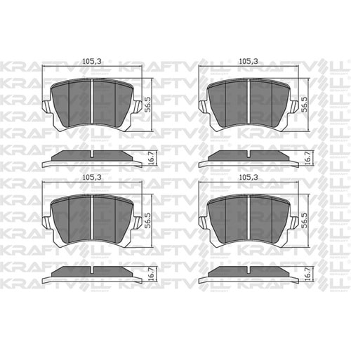 Disk Balata Vw Tiguan, Skoda Süper B, Audi Arka
