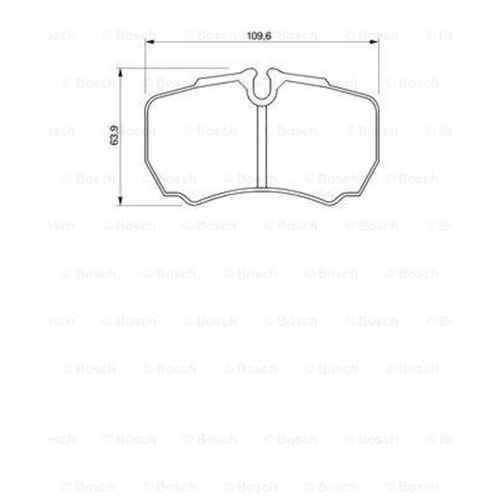 Disk Balata Ford Transit, Iveco Daily III Arka - Bosch