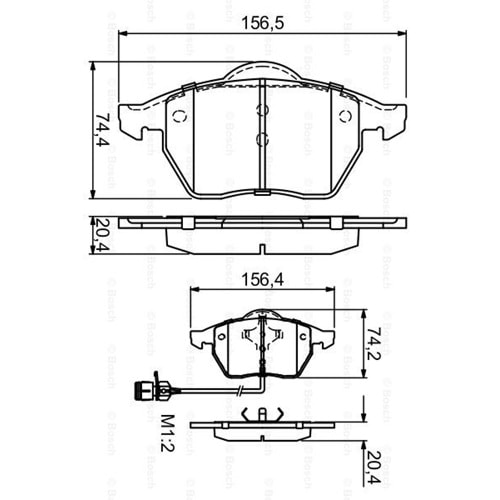 Disk Balata Vw Audi A6 Ön - Bosch