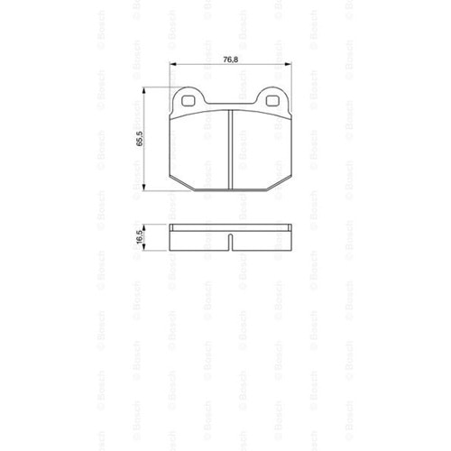 Disk Balata Fiat Alfa 75, Opel, Bmw Ön - Bosch