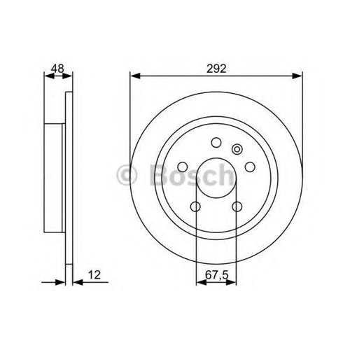 Fren Diski Opel Insignia Arka - 292 mm - Bosch