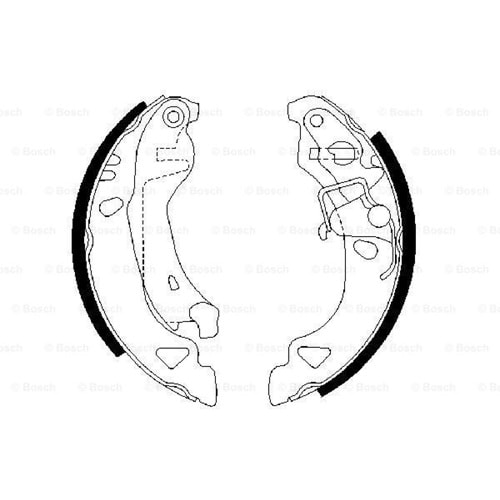 KampAna Balata Fiat Punto, Brava, Bravo - Bosch