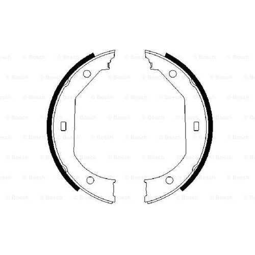 EL Fren Balata Bmw X1 E87, E81, E46, E90, E91 - Bosch