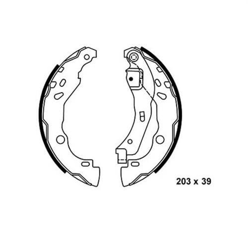 KampAna Balata Renault Clio II, Dacia, Peugeot, Nissan, Citroen Arka - Bosch