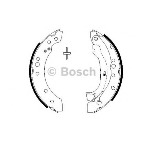 KampAna Balata Peugeot 1007, Citroen C3, C2 Arka - Bosch