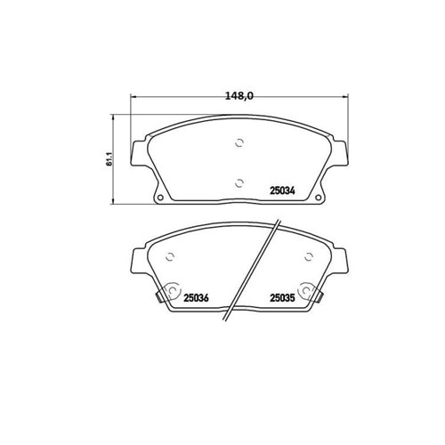 Disk Balata Chevrolet Volt, Trax, Orlando, Cruze, Opel Ampera Ön - BOSCH