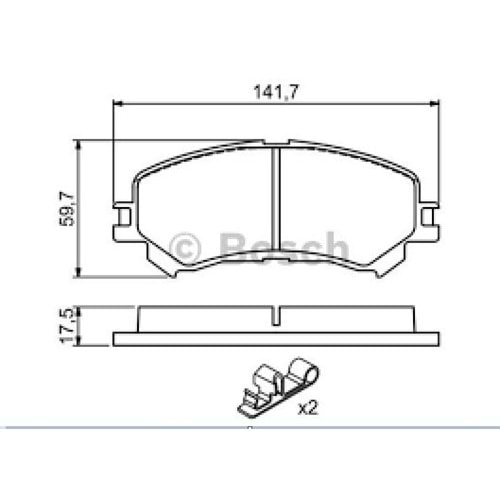 Disk Balata Renault Megane IV, Talisman, Espace V, Qashqai, Kadjar, X-Trail Ön -