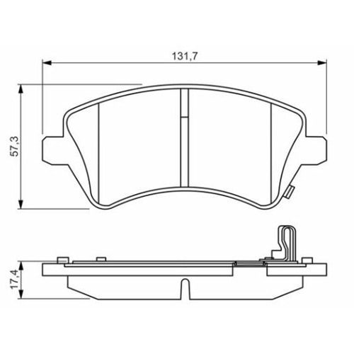 Disk Balata Toyota Corolla VVTI Ön -
