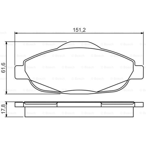 Disk Balata Peugeot 308, 3008 Ön - Bosch