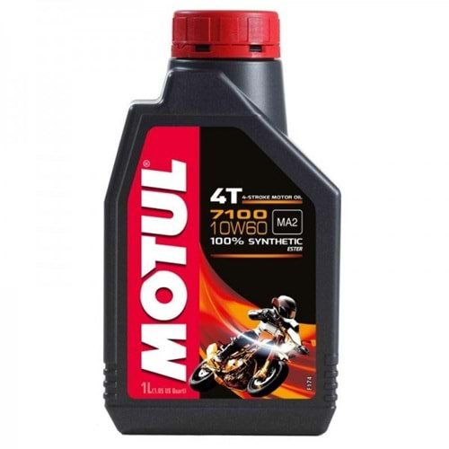 MOTUL 10W/60 4T 7100 SERİSİ 1 LT - FULL SENTETİK