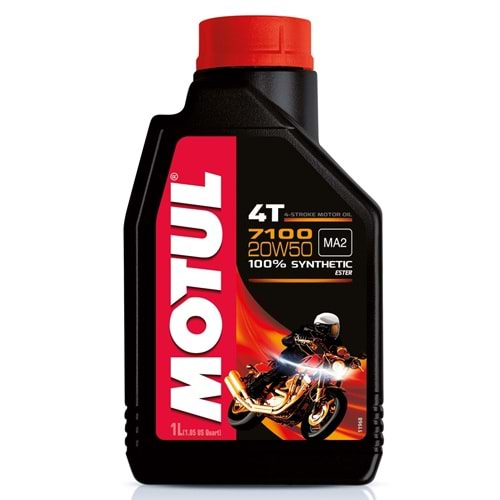MOTUL 20W/50 4T 7100 SERİSİ 1 LT - FULL SENTETİK