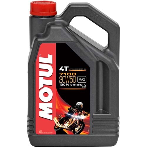 MOTUL 20W/50 4T 7100 SERİSİ 4 LT - FULL SENTETİK
