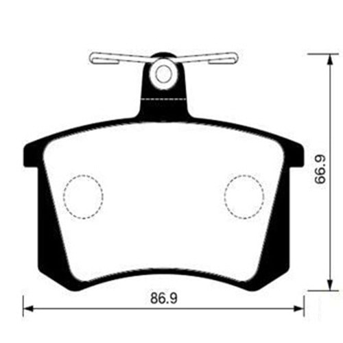 Disk Balata Vw Audi, Fiat Alfa Arka -