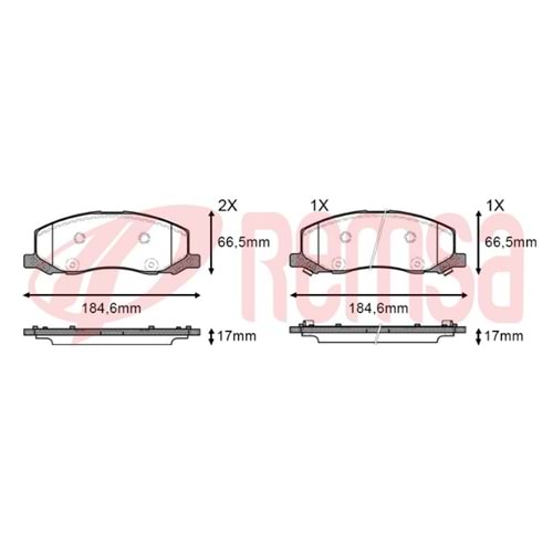 Disk Balata Opel İnsignia, SAAB 9-5 Ön -