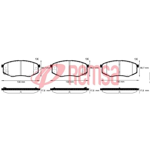 Disk Balata Hyundai İX35, Tucson, Kia Carens, Sportage Ön -