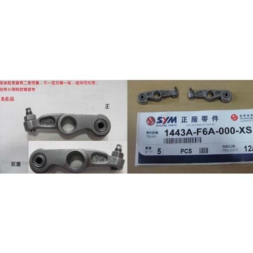 SYM 1443A-F6A-000-XS, 1443A-F6A-0002 SUBAP PİYANO ÇEKİCİ EGZOZ X-Pro 125