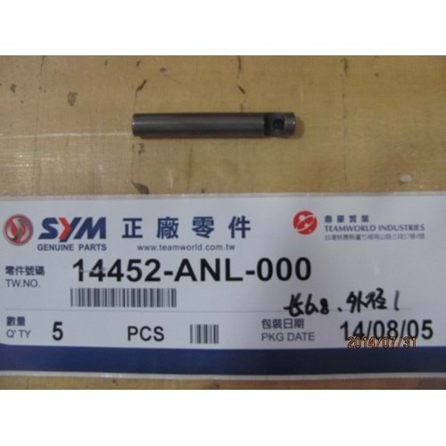 SYM 14452-ANL-000 EGZOZ PİYONA MİLİ JET14, FIDDLE3, ORBIT2- ADET