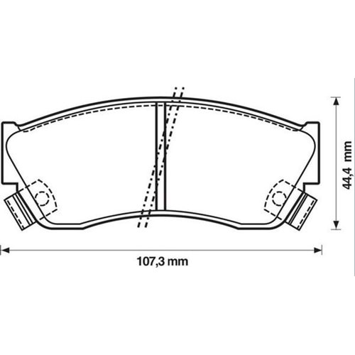 Disk Balata Nissan Sunny II, Suzuki Alto III, Swift II, Tata İndigo Ön -