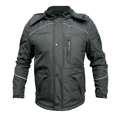 FORTE GT 2001084 BABİL SOFTSHELL KIŞLIK MONT SİYAH (XL)