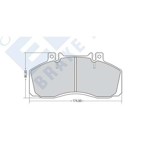 DİSK BALATA MERCEDES SPRİNTER 616 CDI 01>, DAF ARKA