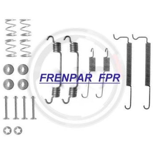 Fren Papuç Çivi Yay Takımı Arka Opel Astra F, Corsa B-C