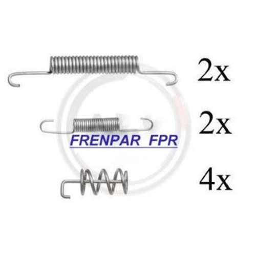 Fren Papuç Çivi Yay Takımı Arka Elfren Volvo S60, S80, V60, V70, XC70