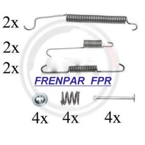 Fren Papuç Çivi Yay Takımı Citroen, Opel, Peugeot, Renault