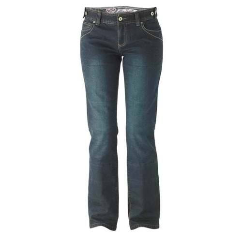 MOTOSİKLET IXON KEVLAR BAYAN PANTOLON-M-WHİTNEY TROUSERS NAVY-MAVİ