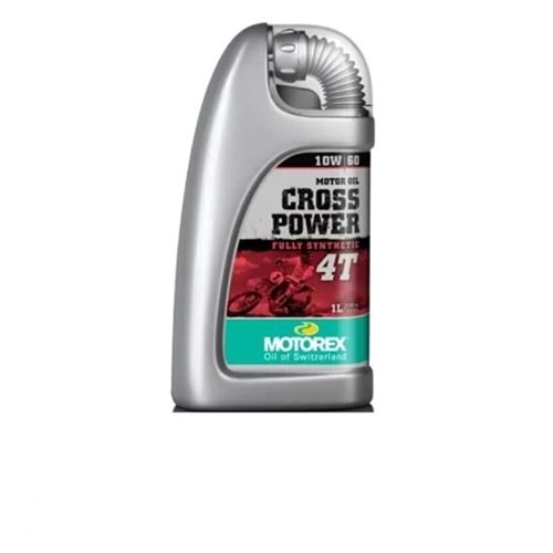 MOTOREX 4T MOTOSİKLET YAĞI CROSS POWER 10W/60 FULL SENTETIK 1LT
