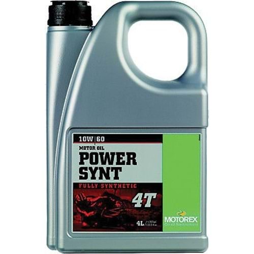 MOTOREX 4T MOTOSİKLET RACING YAĞ 10W/60 FULL SENTETIK 4LT
