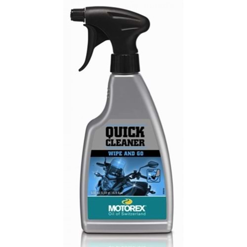 MOTOREX BAKIM HIZLI TEMİZLEYİCİ SİPERLİK CAMI-BOYALI YÜZEY-METAL YÜZEY- 500 ML