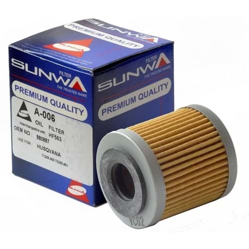 563 SUNWA 308-337 YAĞ FİLTRESİ Husqvarna TE250, TC250, TE450
