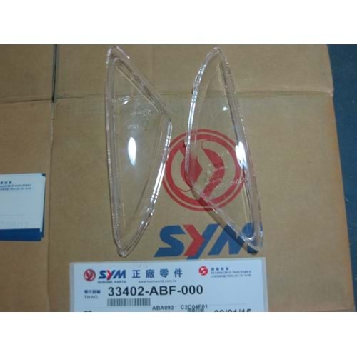 SYM 33402-ABF-000 SİNYAL ÖN CAMI SAĞ