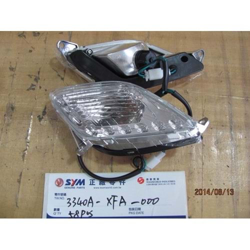SYM 3340A-XFA-000 SİNYAL ÖN SAĞ VE SOL FIDDLE 3 200, FIDDLE 3 125
