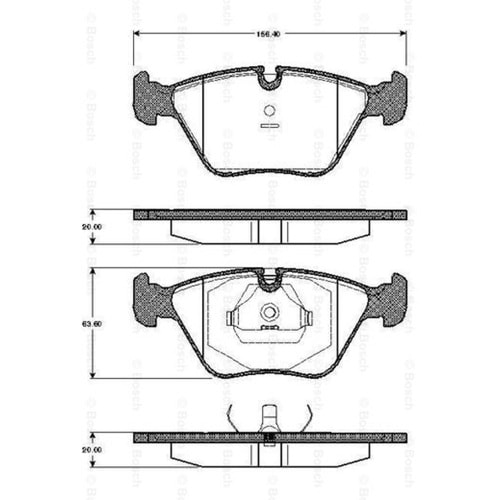 Disk Balata Bmw Z4, Z3, E27, E34 Ön