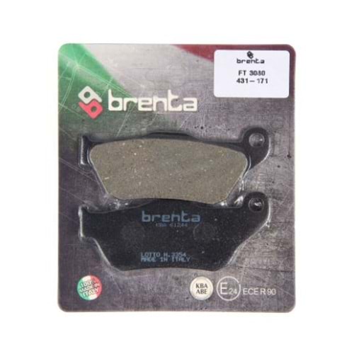 430 BRENTA DİSK BALATA ORGANİK VP300 VERSITY, YP180 MAJEST, YP250 XMAX, YP125 XMAX
