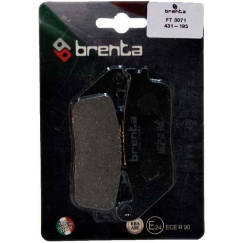 226 BRENTA ORGANİK BALATA ÖN YAMAHA X-MAX 250, HONDA CBF 1000 (FT3071)