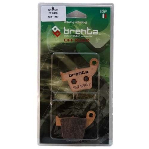 346 BRENTA SİNTERLİ BALATA ARKA CR250, CRF250 R, CRF250 X, CRF450 R (FT6046)
