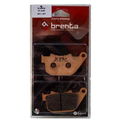 387 BRENTA SİNTERLİ BALATA ARKA HARLEY-DAVİDSON XR1200 (FT4167)