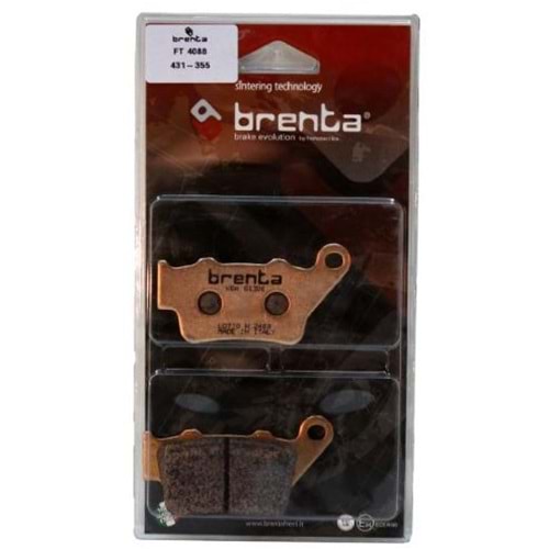 208 BRENTA SİNTERLİ ARKA BALATA BMW F 650 GS, YAMAHA XT 660, KTM EXC 250 (FT4088)