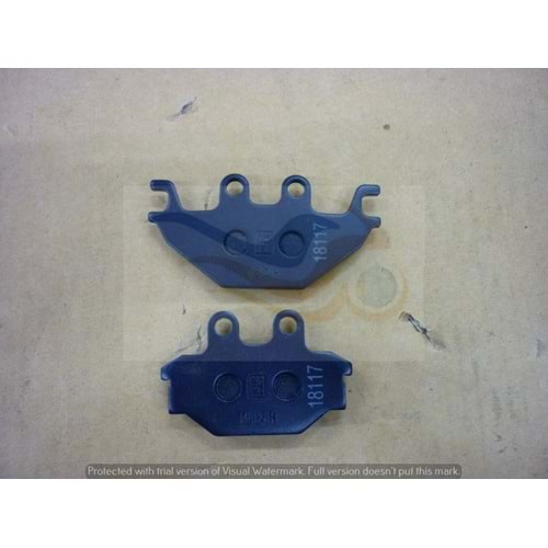 377 SYM ORGANİK ARKA BALATA SYM ATV300, ATV600, WLF250, YZF125 R (43108-BAA-000-A)