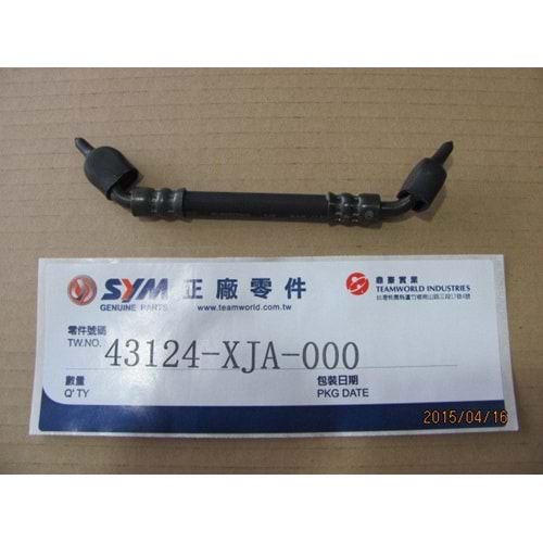 SYM 43124-XJA-000 FREN HORTUMU ARKA ÜST KISA Fiddle3 200, Fiddle3 125